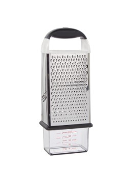 Oxo Rasp met reservoir Zilver - Deal