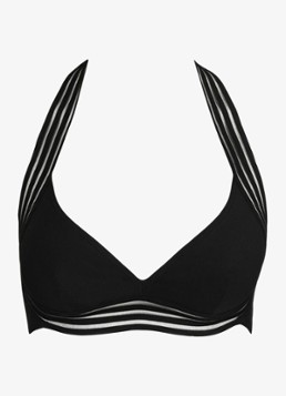 Sarda Dames Miss halter bikinitop in de kleur Zwart