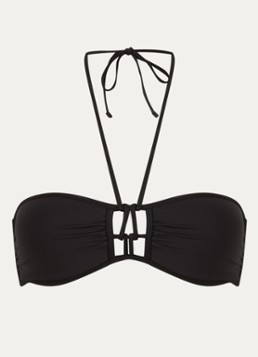 Sarda Dames Sha voorgevormde bandeau bikinitop met cut-out detail in de kleur Zwart