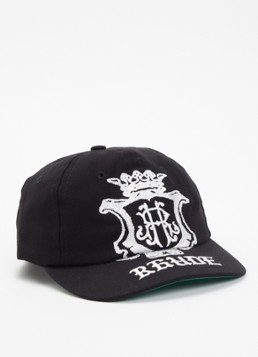 Rhude Heren Grand Cru pet met logborduring in de kleur Zwart, maat: OS