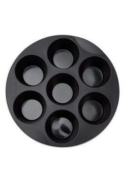 Patisse Air Frying 7-vaks muffinvorm 21 cm Zwart - Deal