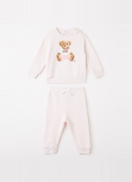 Ralph Lauren Jongens Set van bomberjack met joggingbroek 2-delig in de kleur Lichtroze, maat: 24M