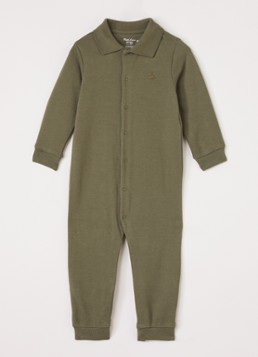 Ralph Lauren Jongens Babypak met logo in de kleur Olijfgroen, maat: 3M=62