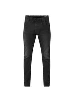 Diesel Heren Krooley-E-Ne JoggJeans® tapered jeans met gekleurde wassing in de kleur Antraciet