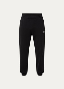 Diesel Heren P-Marky-Od tapered fit joggingbroek met logo in de kleur Zwart