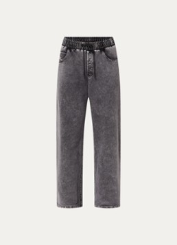 Diesel Heren P-Stuk loose fit joggingbroek met steekzakken in de kleur Donkergrijs