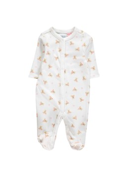Ralph Lauren Meisjes Babypak met logoprint in de kleur Wit, maat: 74