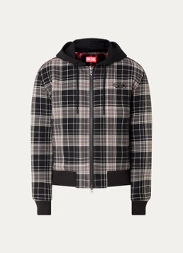 Diesel Heren W-Kunst jack met capuchon in de kleur Zwart