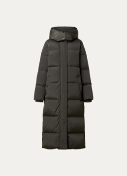 Woolrich Dames Kelly gewatteerde parka met donsvulling en steekzakken in de kleur Bronsgroen, maat: XS