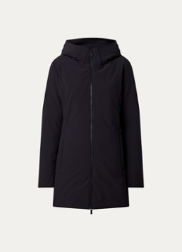 Woolrich Dames Gewatteerde parka met donsvulling en steekzakken in de kleur Zwart, maat: M
