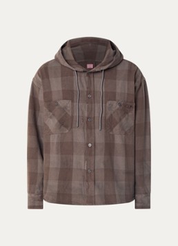 Diesel Heren S-Drum hoodie jack in de kleur Donkerbruin