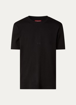 Diesel Heren T-ADJUST-AA2 T-shirt met logo in de kleur Zwart