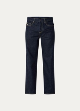 Diesel Heren 2001 D-Macro loose fit jeans met donkere wassing in de kleur Indigo
