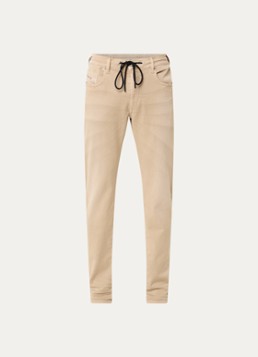 Diesel Heren D-Strukt-B straight leg jeans met gekleurde wassing in de kleur Beige