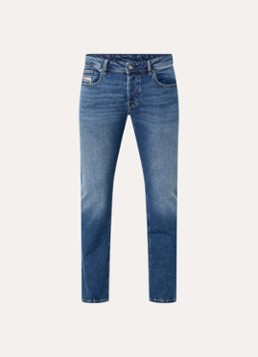 Diesel Heren 2007 Zatiny straight leg jeans met medium wassing in de kleur Indigo