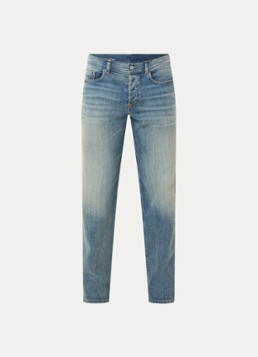 Diesel Heren 2023 D-finitive regular fit jeans met medium wassing in de kleur Indigo