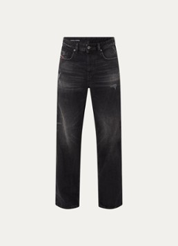 Diesel Heren 2001 D-marco loose fit jeans met gekleurde wassing in de kleur Zwart