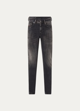 Diesel Heren 1979 slim fit jeans met gekleurde wassing in de kleur Antraciet