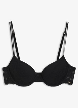BOSS Dames Beugel bh met kant in de kleur Black-001 / Zwart