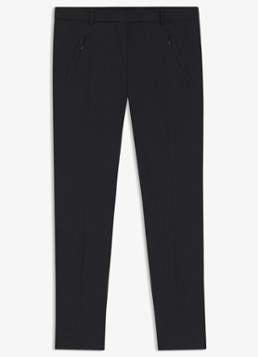 BOSS Dames Anaita5 tailored tech pantalon in de kleur Zwart
