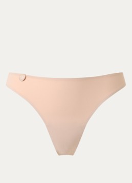 Marie Jo Dames Tom string met borduring in de kleur Donkerbeige