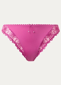 Marie Jo Dames Jane slip met borduring in de kleur Fuchsia