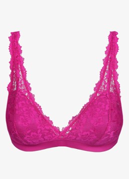 Marie Jo Dames Soft Studio voorgevormde bralette met overlay van kant in de kleur Roze