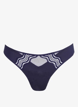 Marie Jo Dames Linaa string in de kleur Donkerblauw