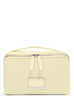 TUMI Dallas toilettas met leren details Geel - Deal