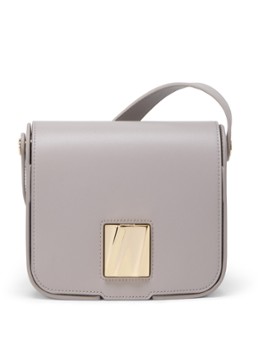 TUMI Olas Small schoudertas van leer Grijs - Deal