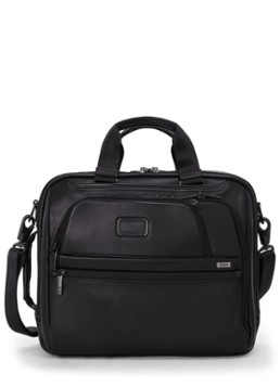 TUMI Alpha businesstas van leer Zwart - Deal