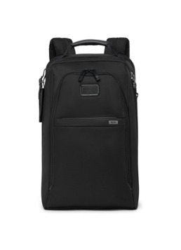 TUMI Rugzak met leren details en 16 inch laptopvak Zwart - Deal