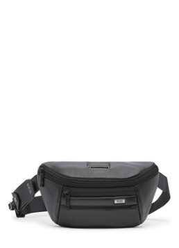 TUMI Sling heuptas van leer Zwart - Deal