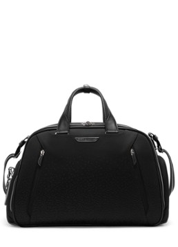 TUMI Quantum weekendtas met leren details Donkerblauw - Deal