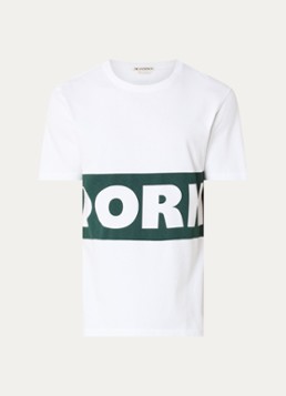 J.W. Anderson Heren T-shirt met print in de kleur Gebroken wit, maat: S