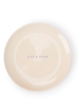 Vondels Rise & Shine ontbijtbord 22 cm Beige - Deal