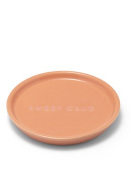 Vondels Sweet Club gebaksbordje 8,5 cm Oranje - Deal