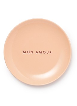 Vondels Mon Amour gebaksbordje 16 cm Zalmroze - Deal