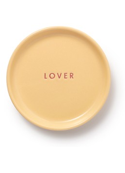 Vondels Lover gebaksbordje 8,5 cm Geel - Deal