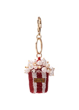 Vondels Dames Popcorn sleutelhanger in de kleur Rood, maat: ns