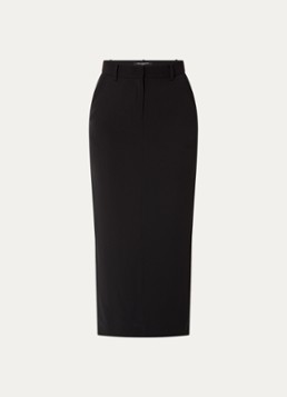 French Connection Dames Harrie maxi rok met steekzakken en split in de kleur Zwart