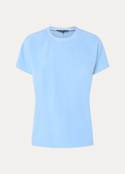 French Connection Dames Capriana top met ronde hals in de kleur Blauw