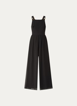 French Connection Dames Azra wide fit jumpsuit met steekzakken in de kleur Zwart