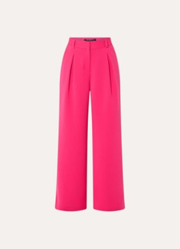French Connection Dames Tiana high waist wide fit pantalon met steekzakken in de kleur Fuchsia