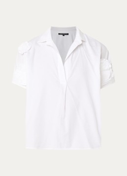 French Connection Dames Sindey tuniek met patch in de kleur Wit
