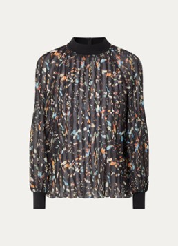 French Connection Dames Kylie Claudette top met print in de kleur Zwart