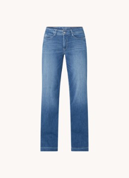 MAC Jeans Dames Dream Wide high waist wide leg jeans met stretch in de kleur Indigo