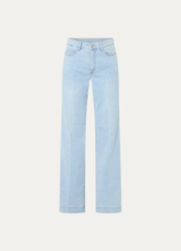 MAC Jeans Dames Dream Wide high waist wide leg jeans met stretch in de kleur Lichtblauw