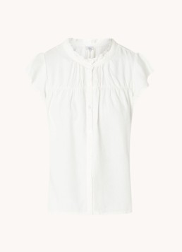 Rails Dames Ruthie blouse met vlindermouw in de kleur Wit