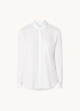 Rails Dames Hunter blouse met borstzak in de kleur Gebroken wit